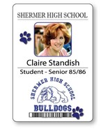 Claire Standish, The Princess from The BREAKFAST CLUB pin Fastener Name ... - £13.36 GBP