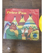 Walt Disney Peter Pan What Made The Red Man Red 78 Rpm 6&quot; Golden Records... - $933.91 MXN