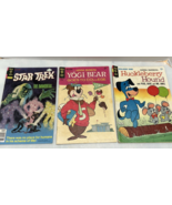 Gold Key Comic Books Star Trek 90210-709 , Yogi Bear, Huckleberry Hound ... - €12,19 EUR