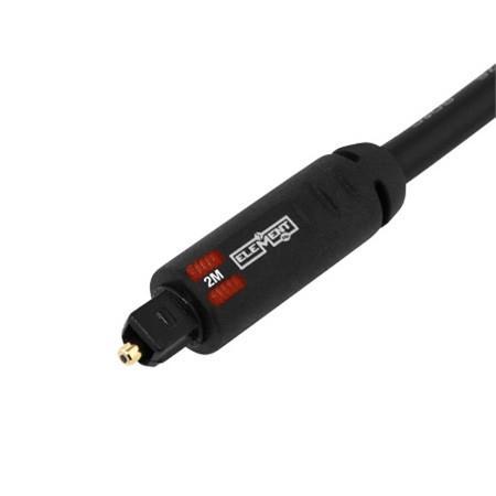 Element-Hz Digital-Audio Fiber Optic/Toslink Cable 2 Meter (6.56ft) - EL... - $14.00