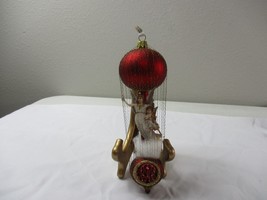 Vintage Glass Heirloom Indent Angel Christmas Ornament 7.5&#39;&#39; - £27.05 GBP