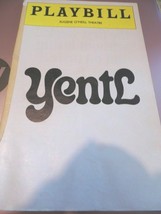 December 1975 - Eugene O&#39;Neill Theatre Playbill - YENTL - Tovah Feldshuh - £15.97 GBP
