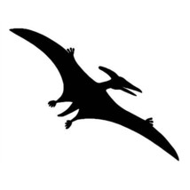 Pterodactylus sticker VINYL DECAL Pterodactyl Flying Reptile Cretaceous - $7.12