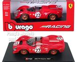 1967 Ferrari 330 P4 Spyder #23 Racing 1/24 Scale Diecast Model - Bburago... - $49.49