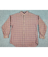 VTG Tommy Hilfiger Flannel Men’s L Shirt Multicolor Plaid Cotton Work Ca... - $440.52 MXN