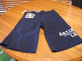 Men&#39;s Antik shorts peacoat 30 navy $62.00 AM0210-ccs-13 NEW - £7.27 GBP