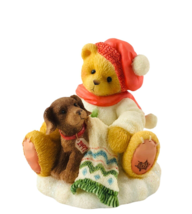 Enesco Cherished Teddies Lee Bear&#39;s Best Friend Valentines Gift 272167 NIB COA - £14.21 GBP