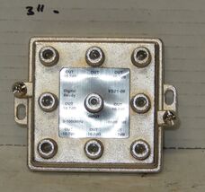 Cooper 8-Way F-Type Passive Video 1x8 Distribution Cable Splitter Module... - $14.80