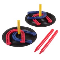 Rubber Horseshoes Game Set For Outdoor And Indoor Games - Perfect For Tailgating - £31.63 GBP