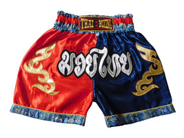 S KIDS Muay Thai Boxing Short Pants Pant MMA Kickboxing Men Women Workout MSK032 - £19.97 GBP