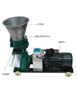 6mm Farm Animal Cattle Sheep Pig Horse Feed Pellet Mill Machine 220V 3kw... - €685,19 EUR