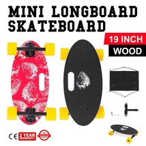 VEVOR 19 Inch Longboard Skateboard 440LBS Strong 7 Ply Russian Maple Com... - £108.04 GBP