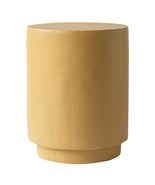 LeisureMod 14 Wide Round Side Table in Fiberstone with Travertine/Paint... - €101,55 EUR+