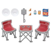 Takara Tomy Licca-chan LF-09 Camping Chair &amp; Table Set (Coleman Collaboration),  - £12.80 GBP