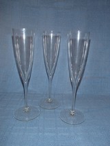 3 Bar Glasses Champagne Glasses Clear Glass Drinking Glasses Dinnerware - $6.64