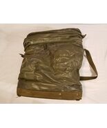 VINTAGE US ARMY WATERPROOF COVER 1953 DEFECT WORN HARD TO UNZIP &amp; RUSTY ... - $166.82 CAD