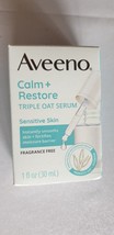 Aveeno Calm + Restore Triple Oat Serum Fragrance Free for Sensitive Skin 1 Fl Oz - £8.98 GBP