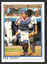 Montreal Expos Ron Hassey 1991 O-Pee-Chee Premier #61 nr mt   - £0.39 GBP