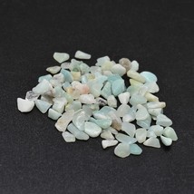 500 grams 1 POUND  Natural Flower Amazonite Chip Beads No Hole XZ34 - £12.02 GBP