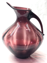 BLENKO #963 Handblown 14&quot; Amethyst Pitcher WINSLOW ANDERSON Design 14&quot; x... - $6,215.59 MXN