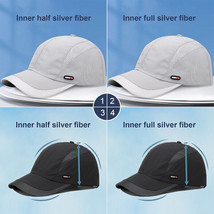 Men Women Anti Radiation Baseball Cap RF EMF EMI Sheild Sun UV Protection Hat - £15.93 GBP+