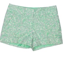 7th Avenue Design Studio Chino shorts embellished details low rise green size 2 - £9.03 GBP