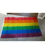 3x5 FT Rainbow Pride Flag Banner LGBTQ Gay Lesbian Love Equal plus acces... - $183.98 MXN
