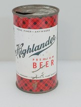 Vintage Highlander Missoula Brewing Montana None Finer Flat Top Beer Can - £14.09 GBP