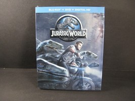 Jurassic World (Blu-ray, 2015) DVD New Sealed w/ Slipcover Chris Pratt - £14.79 GBP