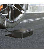 multifunction tire inflator with tire pressure gauge &amp; led emergency light - $69.87