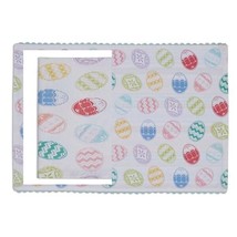 Placemat Napkin Set 1 Each Design Imports Easter Eggs Printed Reversible - £11.01 GBP