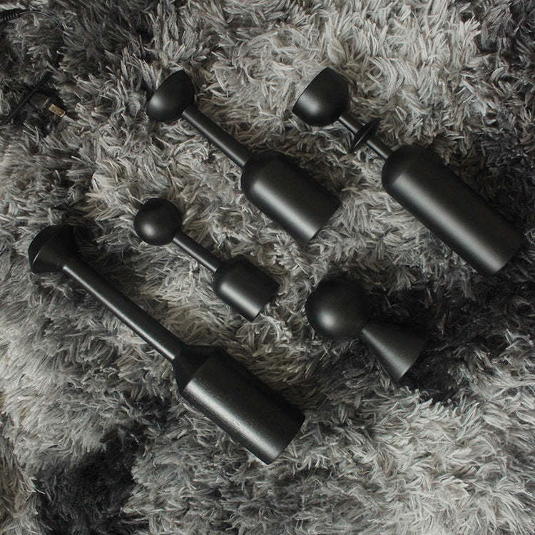 Modern simple black wooden candle holder Item image 2