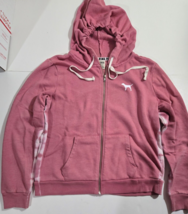 Victoria&#39;s Secret PINK Tie Dye Full Zip Hoodie Hooded Sweatshirt Size Large - $44.99