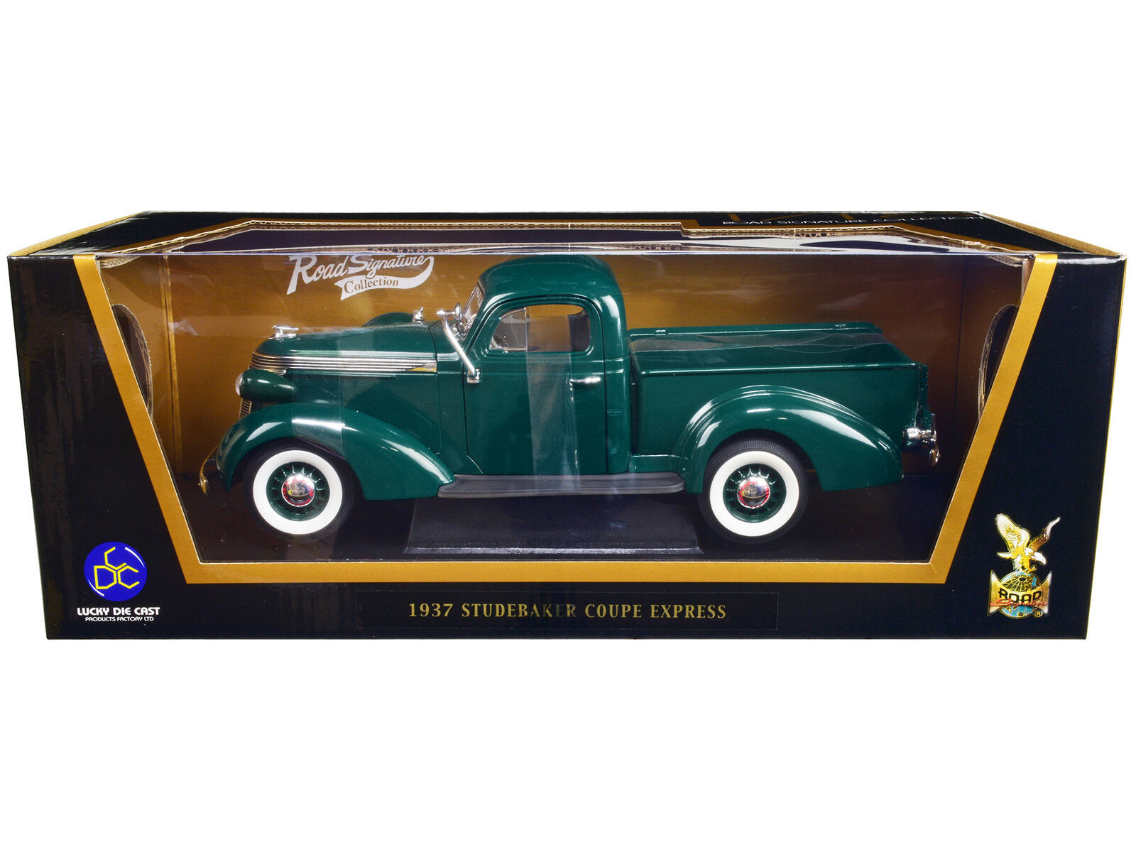 1937 Studebaker Express Pickup Truck Green 1/18 Diecast Car Road Signature - $67.69