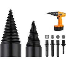 Wood Splitter Drill Bit, Firewood Drill Bit, 6Pcs Log Splitters Wood Splitting - £26.58 GBP