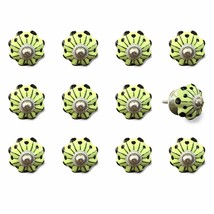 1.5" X 1.5" X 1.5" Yellow Green And Silver  Knobs 12 Pack - $108.05