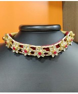 Silber Polki Jadau Choker, Indisch Schmuck, Handgefertigt Kundan Mughal ... - €81,64 EUR