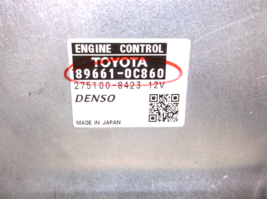 2007..07  TOYOTA TUNDRA  5.7L  / 4X4 /  /ENGINE COMPUTER/ECU image 2