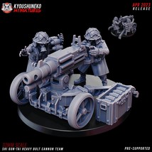 Shi Gun-Tai Heavy Bolt Cannon * Grim Dark * Sci-Fi Miniatures Proxy Army 32mm - £15.97 GBP
