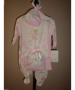 New Kyle &amp; Deena 6 Piece Baby Girl Ballerina Theme Gift Set 0-3 Months - $34.64