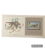 1969 RAF Jaguar Isle of Man Stamp Basil Smith Print Issue 1978 Plane Avi... - $14.87