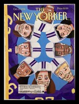 COVER ONLY The New Yorker October 17 1994 Huddle by Mark Ulriksen - £9.79 GBP