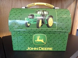 John Deer Lunchbox Lunch Pail Tin 7&quot;X 7&quot; - £9.73 GBP