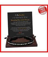 Inspirational Adjustable Leather Morse Code Bracelet for Men - Graduatio... - $315.77 MXN