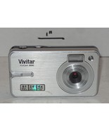 Vivitar ViviCam 8690 8.0MP Digital Camera Silver Tested Works - $947.59 MXN
