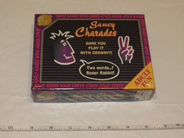Saucy Charades Adult mini game added spice couples bachelor Bachelorette... - $24.73