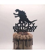 Custom GODZILLA Birthday Cake Topper || Personalized Topper || Custom Ca... - £6.29 GBP