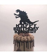 Custom GODZILLA Birthday Cake Topper || Personalized Topper || Custom Ca... - $8.00