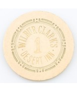 Wilbur Clark&#39;s Désert Inn Casino Roulette Chip Las Vegas Table 1 H Moule... - €332,50 EUR
