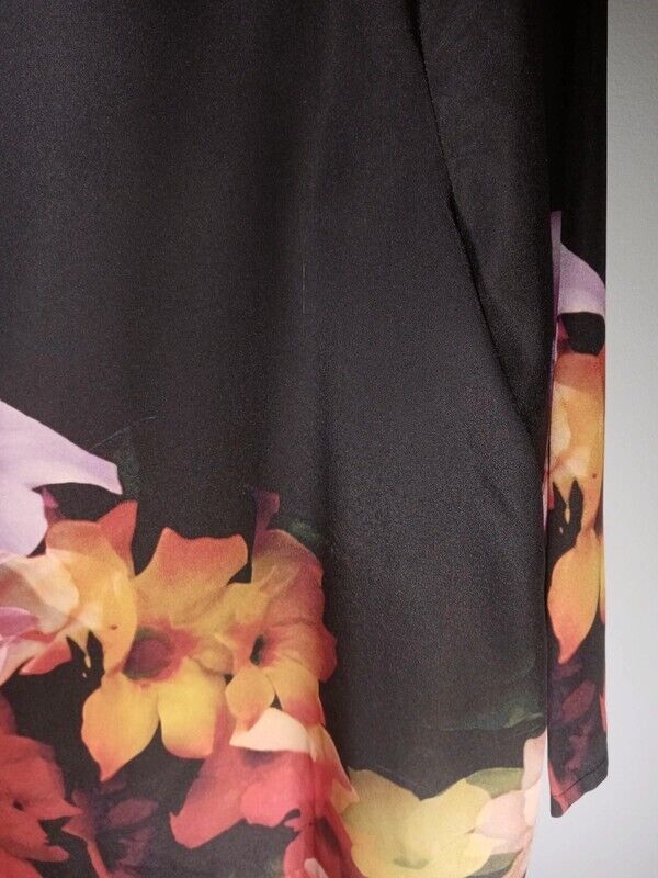 Primary image for Ted Baker Little Black Dress with Floral Cape Bolero